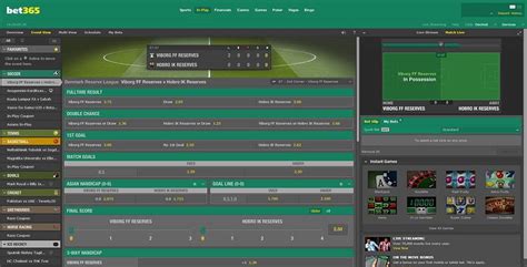 bet365 in play stats